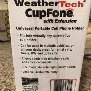 Weathertech cup fine with extension